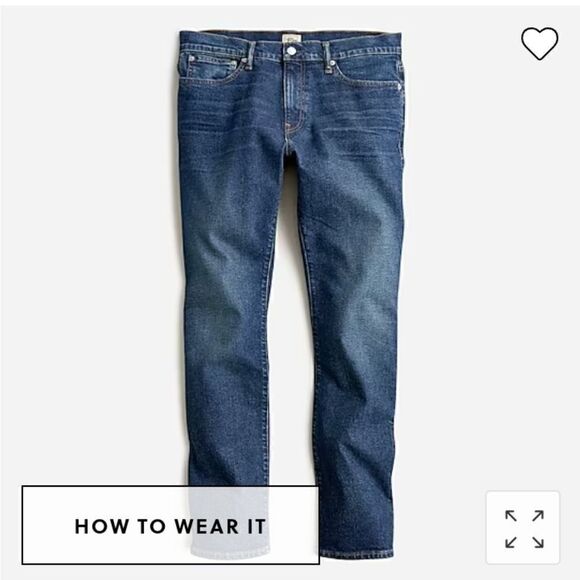 J CREW Men's Jeans Straight Fit 770  Kurabo Blue Denim 30 x 30 - Picture 6 of 16